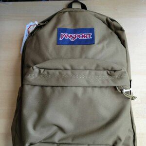 Jansport SuperBreak Plus Laptop Backpack - Army Green